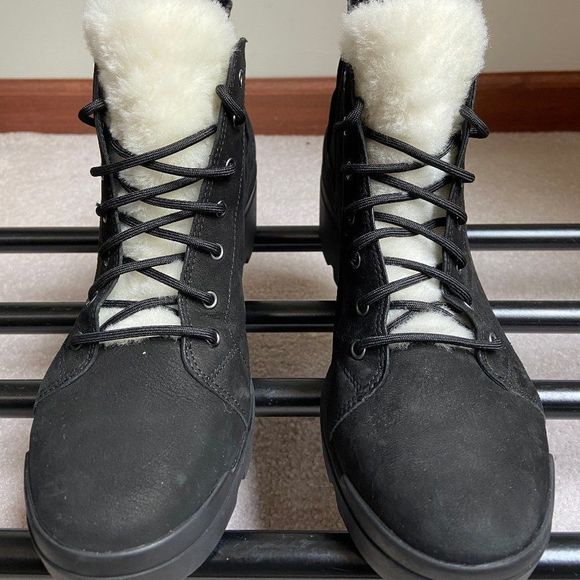 EILEEN FISHER Women Calm Leather Boots - NEW NWOB - Picture 1 of 8